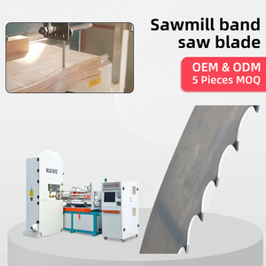 Lames de <span class=keywords><strong>scie</strong></span> à ruban de scierie à dents durcies, OEM personnalisables, de qualité industrielle, largeur 0.043 pouces, épaisseur 1.1TPI 7/8 pouces - Product Image 3