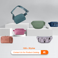 Sacs banane de voyage personnalisés en polyester 100 % recyclé, écologiques et durables, pour hommes et femmes