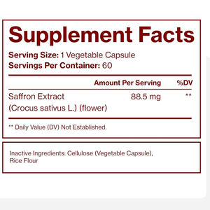 OEM Private Label Safran-Kapseln - 100% Reiner Safran-Extrakt in Kapseln - Product Image 2