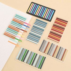 Autocollants fluorescents transparents autocollants en PET pour marqueurs, blocs-notes, aides à la lecture, index et drapeaux - Product Image 1
