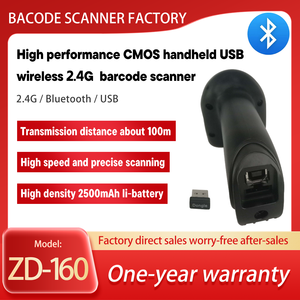 Portable Wireless <strong>Barcode</strong> <strong>Scanner</strong>, High-Performance <strong>Handheld</strong> 1D 2D CMOS Auto Scan with USB - Product Image 2