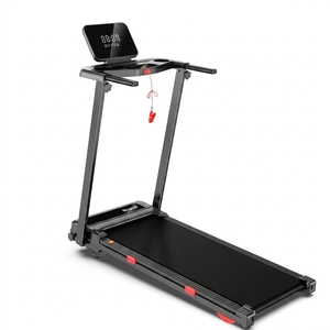 Caminadora Eléctrica Mini Económica para Uso Doméstico YUNPAO con Monitor <span class=keywords><strong>de</strong></span> Ritmo Cardíaco y Pantalla LED, Diseño Plegable, Velocidad <span class=keywords><strong>de</strong></span> 1-12 km/h, Construcción Metálica - Product Image 1
