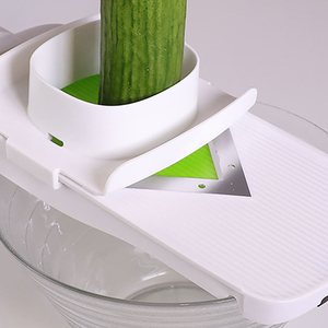 Machine à trancher les légumes de dernière génération avec lame en V tranchante et réglage de l'épaisseur - Product Image 6