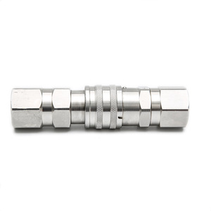 Acoplamiento Hidráulico Plano Jin Dong de 12 Pulgadas con Conexión Roscada, Acero al Carbono, Conector Galvanizado en Zinc - Product Image 2