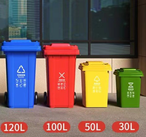 Trash Can 120/240/360 Liter Customize Color Plastic <strong>Rubbish</strong> Garbage Dust Waste <strong>Bins</strong> with Wheels/Lid/Foot Pedal - Product Image 6