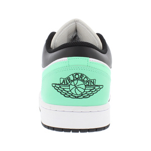 Zapatillas Nike Air Jordan 1 Low para hombre, color blanco, negro, verde brillante, estilo baloncesto - Product Image 3