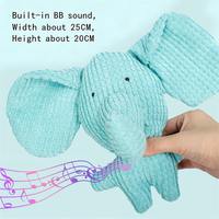 Jouet en peluche couineur pour animaux de compagnie en velours côtelé, motifs cochon, éléphant, koala, avec logo personnalisé, marque privée, jouet à mâcher durable pour chiots, vente en gros d'usine