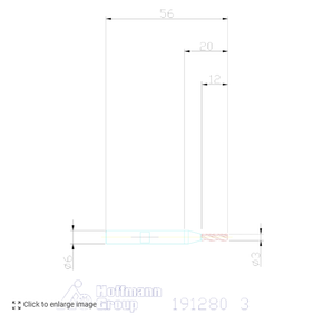 Fresa de extremo HSS-Co8 DIN 844 B 1835 B <span class=keywords><strong>H6</strong></span> para ranuras de chavetero, fresado general, 3mm 3T E8, HRC62 191280 3, alta velocidad/CNC, ODM/OEM - Product Image 4