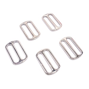 Bền 8-hình dạng trượt khóa hợp kim kẽm tri-glide khóa dây đeo kim loại điều chỉnh cho Webbing - Product Image 1