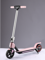 Patinete Eléctrico para Niños, de 6 a 14 Años, Motor de 130 W, 3 Velocidades 8 km/h, 12 km/h, 14 km/h, y Luces LED, Certificado