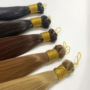 Extensiones de Cabello Sintético Liso Sedoso para Trenzas de Ganchillo, Venta Caliente - Product Image 4