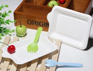 Bánh sinh nhật khay phân hủy sinh học tùy chỉnh takeout nướng hàng hóa món tráng miệng ăn trưa dùng một lần cho bánh riêng biệt - Product Image 6