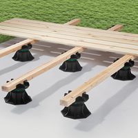 Socle en plastique réglable pour plancher surélevé