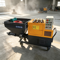 Machine de pulvérisation de mortier de béton diesel de qualité industrielle 50m pour cheminées et revêtements de conduits de fumée