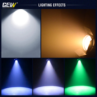 Foco Fresnel DMX512 de 300W 400W con Zoom Eléctrico Manual, Luz LED COB para Escenario, Teatro, Estudio, Sala de Reuniones