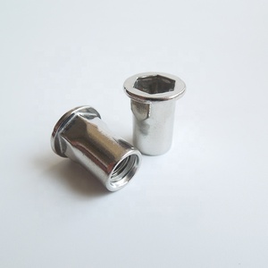A4 thép không gỉ tiêu chuẩn mù hạt chèn Kit bán lục giác kết thúc mở đầu phẳng A4 thép không gỉ phẳng đầu hạt - Product Image 3