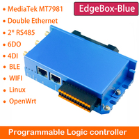 OpenEmbed Edgebox con Doppia Porta Ethernet RJ45, WIFI, RS485, Controllo Industriale PLC, Modbus, PAC, IoT, SCADA, Gateway Auto