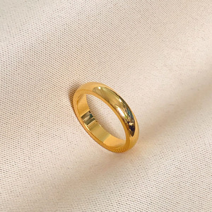 Vòng thép không gỉ cho nam giới và phụ nữ, phong cách cổ điển, Vòng đồng bằng, không phai, vài ngón tay trỏ phù hợp với vòng - Product Image 2