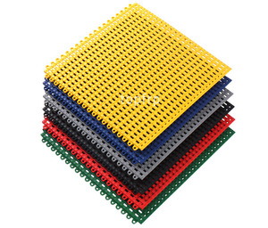 Black/Gray Commercial PVC Self Drainage <b>Flooring</b> - Product Image 2