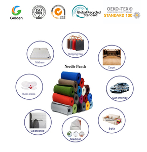 Hot Bán 100% Polyester Không Dệt Cảm Thấy Vải Cuộn Tấm Thoáng Khí Không Thấm Nước Chống Tĩnh Cứng Mềm Needle-Punch Không Dệt - Product Image 2