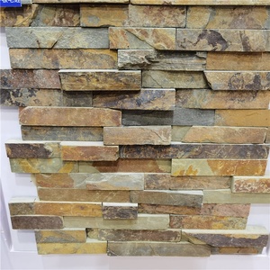 Tường Bảng điều khiển Veneer thiết kế đồ họa gạch văn hóa <span class=keywords><strong>Slate</strong></span> đá phiến đá phiến đá hiện đại tốt cho tường nội thất và ngoại thất thiết kế tự nhiên - Product Image 4