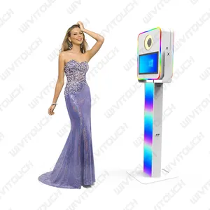 Portable Photo Booth With Interactive Open Air Photo Booth Instant Printing Photos