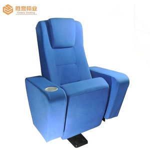 Sièges pliants pour cinéma en salle, sièges confortables en tissu pour salle de cinéma - Product Image 5