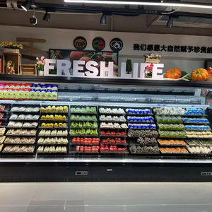 Expositor Refrigerado Multi-Deck para Frutas e Vegetais de Supermercado com Unidade Externa - Product Image 1