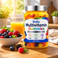 OEM/ODM Multivitamin Gummies untuk Dewasa & Remaja dengan Mineral untuk Meningkatkan Kepadatan Tulang dan Mendukung Sistem Kekebalan Tubuh