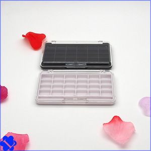 Empty 24 Color Eyeshadow Palette Plastic Makeup Organizer For Lipstick Sample <b>Storage</b> And DIY Paint <b>Box</b> Packaging <b>Material</b> - Product Image 3