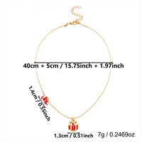 Ensemble collier et boucles d'oreilles en métal plaqué or 18 carats, motif renne et bonhomme de neige, finition émail, ambiance de Noël, cadeau de Noël