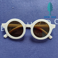 Popular Fashion Design Child Round Handmade Toddler Sunglasses Girl Plastic Baby Round Party Hot Shades Kids Sunglasses