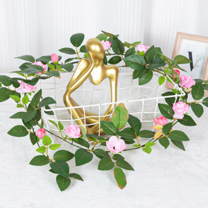 ดอกกุหลาบประดิษฐ์สีขาว ชมพู แดง แชมเปญ สำหรับตกแต่งเพดานและผนัง - Product Image 3