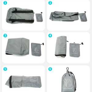 Sac à dos de randonnée léger et portable avec logo personnalisé, imperméable, pour la randonnée, l'escalade, sac à dos de jour, grande capacité, sac à dos pliable pour le sport - Product Image 3