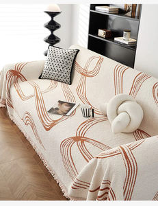 2025 nouveau Design Chenille velours canapé serviette géométrique fermeture éclair inclinable sectionnel <span class=keywords><strong>L</strong></span> forme coin siège anti-rayures animal de compagnie-sûr - Product Image 3