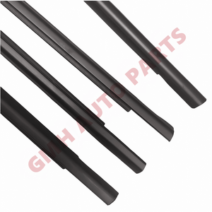 Cintura per porta esterna nera e cromata Set 4 pezzi per Hyundai <span class=keywords><strong>Tuscon</strong></span> IX35 2010-2017 OE #82210 83210-2S000 - Product Image 5