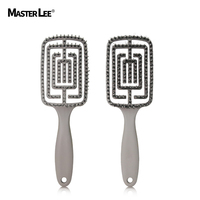 Nouvellement produire massage brosse à cheveux doux mat nylon dents pagaie évent cuir chevelu cheveux massage brosse à cheveux