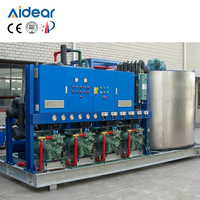 Machine à glace en paillettes industrielle pour le refroidissement des processus chimiques et l'élimination de la chaleur des réactions