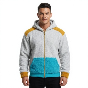 Sweat à capuche zippé vintage pour homme, 100 % laine épaisse, service OEM, tissus respirants avec logo brodé - Product Image 6
