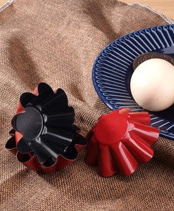 Chất Lượng Cao Hoa Hình Dạng Trứng Tart Khuôn Cấp Thực Phẩm FDA Baking Pan Tart Khuôn Hình Dạng Độc Đáo Sắt Trứng Bánh Tart Mô Hình - Product Image 4