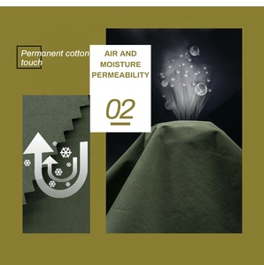 Áo Khoác Vải <span class=keywords><strong>Polyester</strong></span> <span class=keywords><strong>228T</strong></span> <span class=keywords><strong>Taslon</strong></span>/Taslan Vải Vải Không Thấm Nước - Product Image 2