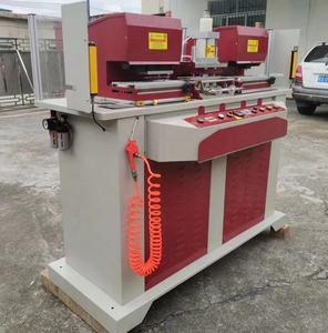 Machine hydraulique de poinçonnage de trous à double tête de ceinture en cuir avec estampage à chaud - Product Image 5