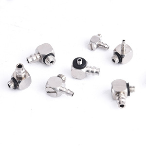 Apocalypse <b>Quick</b> Coupler Pneumatic Pagoda Head M5 M3 M6 Copper Plated Nickel Air Hose <b>Connector</b> - Product Image 2