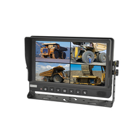 1080P DVR Quad 9 pouces Moniteur Caméra Système IP69K Imperméable