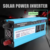 Inversor de Corriente Automotriz de Onda Sinusoidal Modificada 500W/1200W/1600W/2200W/3000W/4000W DC12V 24V a 220V Inversor y Convertidor