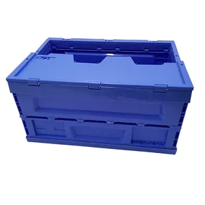 Hot bán gấp nhựa hộp lưu trữ cho hậu cần lưu trữ của rau và trứng có thể gập lại thùng từ đáng tin cậy Nhà cung cấp