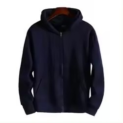 Custom Logo Embroidery Print Men <strong>Women</strong> <strong>Zipper</strong> Winter Jacket Coat Hooded Sweatshirt Long-Sleeved Pullover Solid Color <strong>Hoodie</strong> - Product Image 6