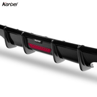 Pare-chocs de voiture en fibre de carbone Karbel, kit carrosserie arrière, diffuseur et composants de spoiler pour BMW Série 2 F22 F23 2014-2018