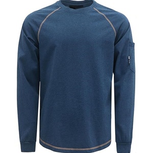 FRコットンニットCAT2難燃性作業服プルオーバーTshirt 6OZ春ファッション安全シャツ - Product Image 6