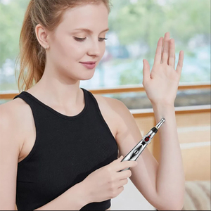 Oplaadbare <span class=keywords><strong>Tens</strong></span> Pulse Meridian Energy Massage Pen Analgetische Acupressuurtherapie voor lichaamsspieren - Product Image 4